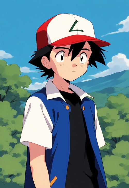 Ash Ketchum - Satoshi Kanto version by Redyaan by user_680967095118289292 on Tensor.Art