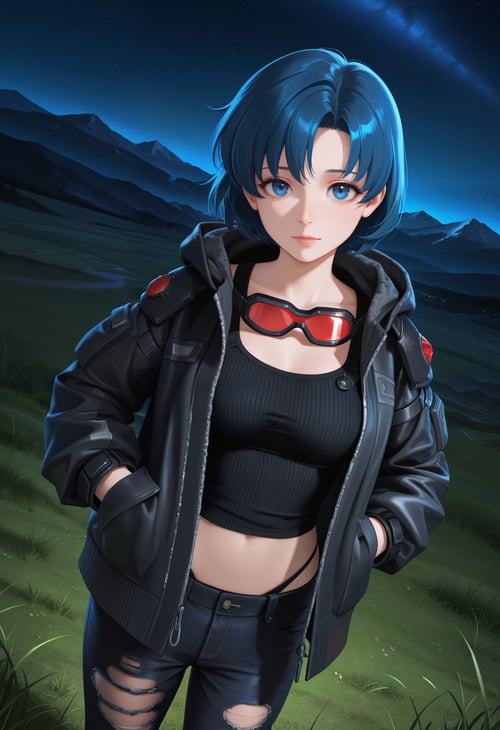 ライダースジャケット / Rider's Jacket - FF7 Ever Crisis Outf by reprinter on Tensor.Art