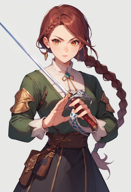 (PonyXL concept) Holding Sword Rapier (slender swords) | レイピア | 持剑 细剑 / 刺剑 / 护手礼剑 by Akiseki on Tensor.Art