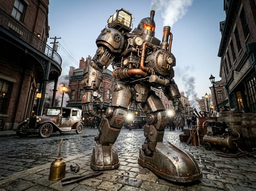 FLUX/Z-IMAGE: Steampunk Sovereign XL by hekyo on Tensor.Art