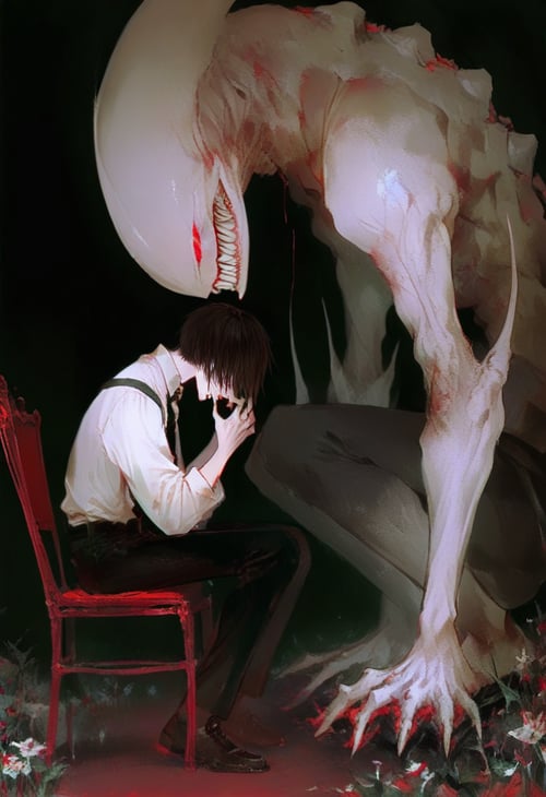[SDXL] Artist Style: 748cm by silvermoong on Tensor.Art