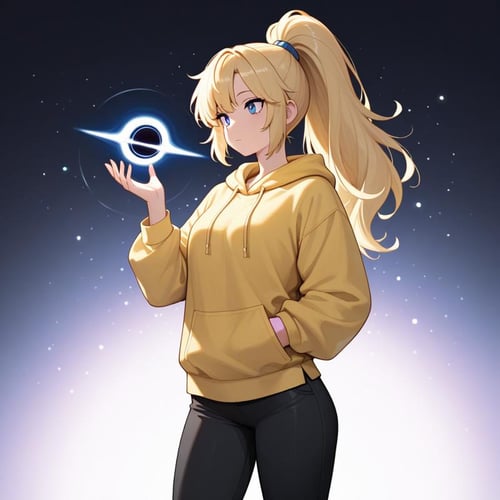 Holding Black Hole [Concept] by Leaf by Ttan on Tensor.Art