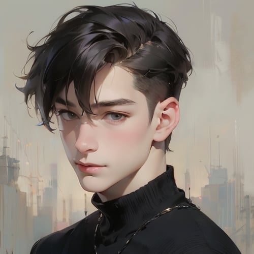油画风格肖像男(于修) by 于修 on Tensor.Art