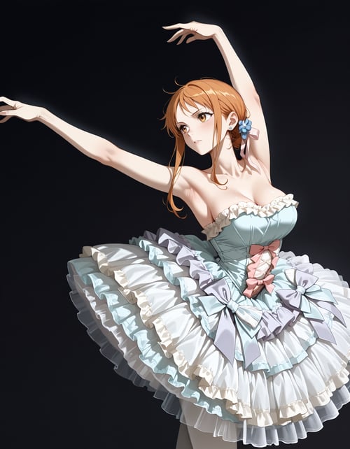 Ballet Style Bow Dress [clothing] by Min on Tensor.Art