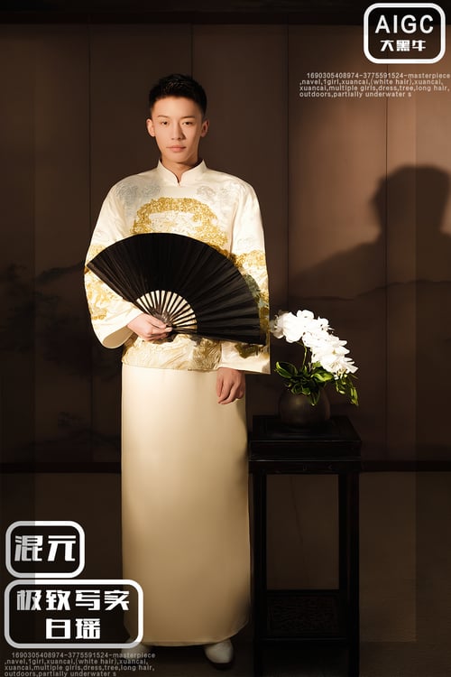 混元极致写实-白瑶 by 大黑牛AI on Tensor.Art