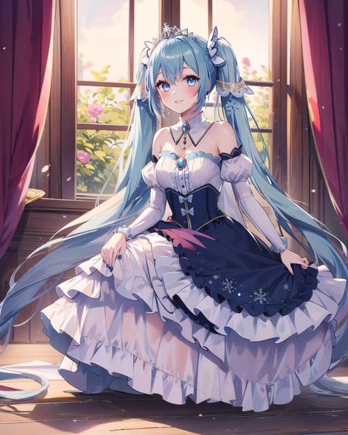 Snow Miku 2019 | 雪ミク2019 | Hatsune Miku by ishiwatafox117 on Tensor.Art