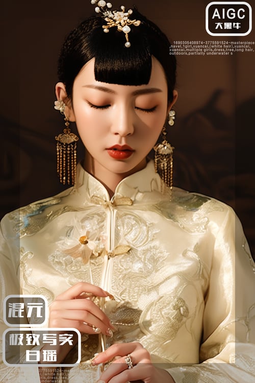 混元极致写实-白瑶 by 大黑牛AI on Tensor.Art