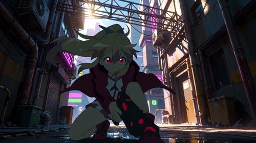 Gurren Lagann Anime Style Krea 2 Lora by Alex on Tensor.Art