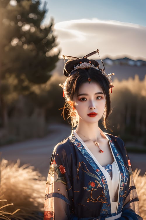 花丛中的古风美女 by tensorxy on Tensor.Art