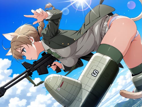 【Illustrious】 リネット・ビショップ ストライクウィッチーズ (Lynette Bish by sg5e3 on Tensor.Art