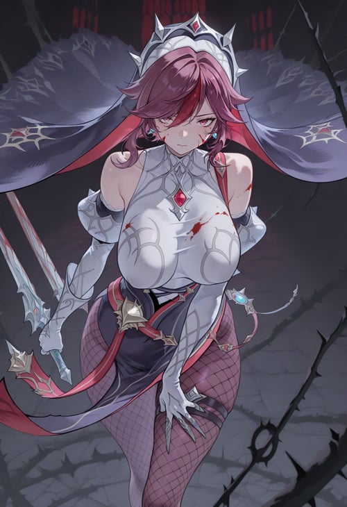 Silver and Blood CG artstyle by Pio on Tensor.Art