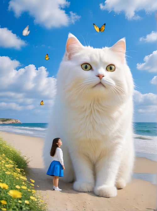 large white cat by Jiudy on Tensor.Art