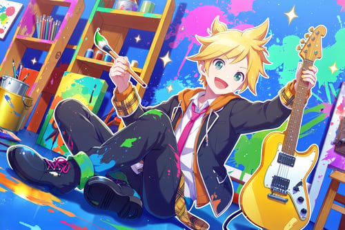 Kagamine Len - Project Sekai Style by PPCu᭄ฅ on Tensor.Art