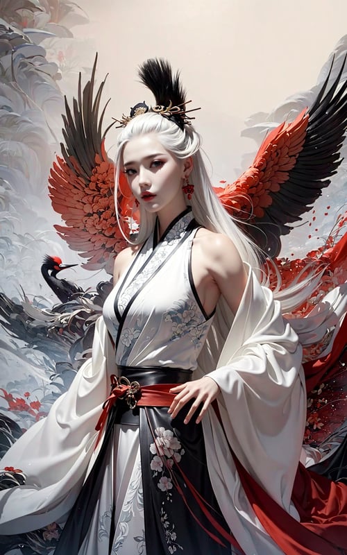 Red Crowned Crane 绪儿-鹤 - XRYCJ by Ttan on Tensor.Art