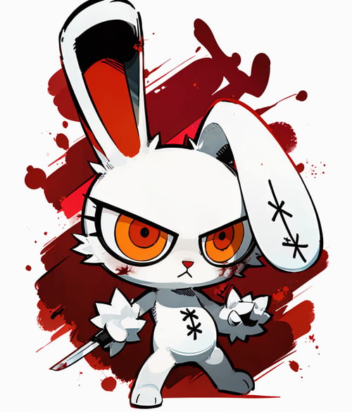 Bloody Bunny by PingkyXD on Tensor.Art