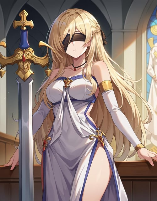 Pout Maiden / Sword Maiden by Golden Sky NEET on Tensor.Art