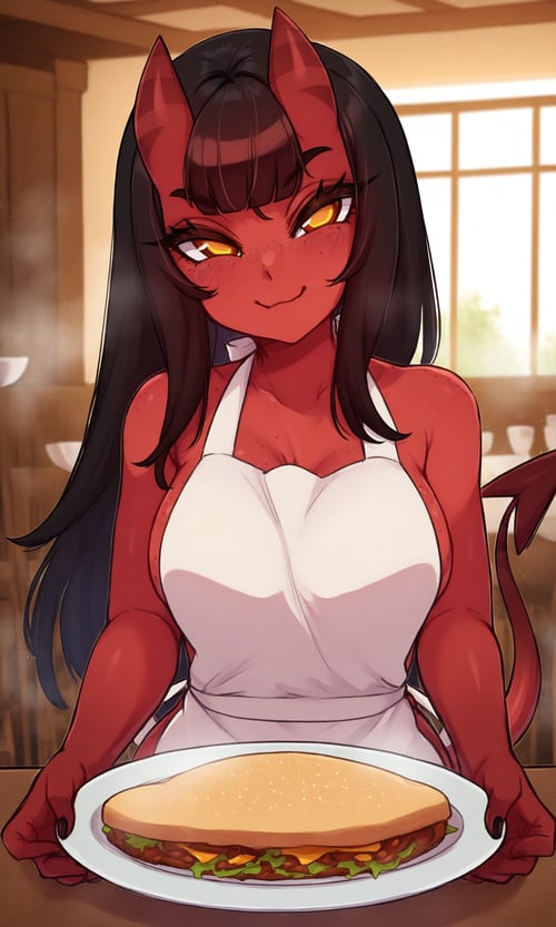 Meru The Succubus - (Merunyaa) Pony/Illustrious by ShadowxArt on Tensor.Art