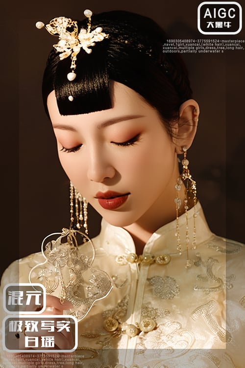 混元极致写实-白瑶 by 大黑牛AI on Tensor.Art
