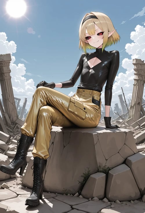 Zjt925 leather pants by reprinter on Tensor.Art