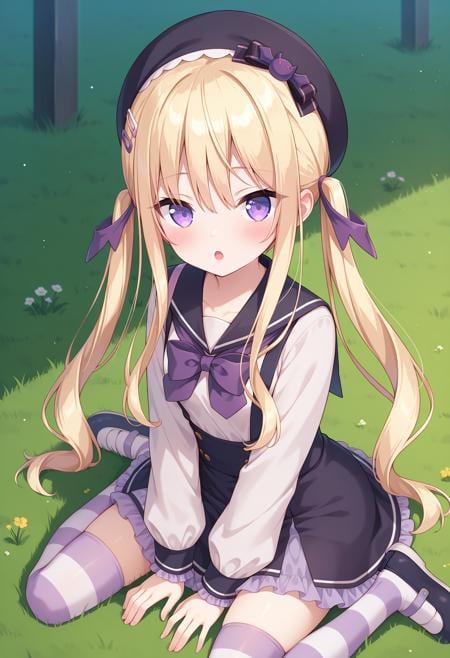 [Illustrious] Tsukushi Aria 月紫アリア / Re:AcT Vtuber by user_760894065674913797 on Tensor.Art