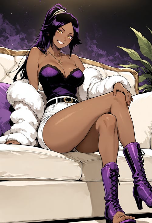 Yoruichi Shihōin (四楓院夜一) - Bleach by leend.frey on Tensor.Art