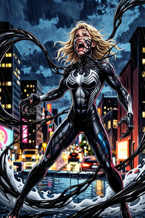 She-Venom - Symbiote Assimilation by user_757111307588668153 on Tensor.Art