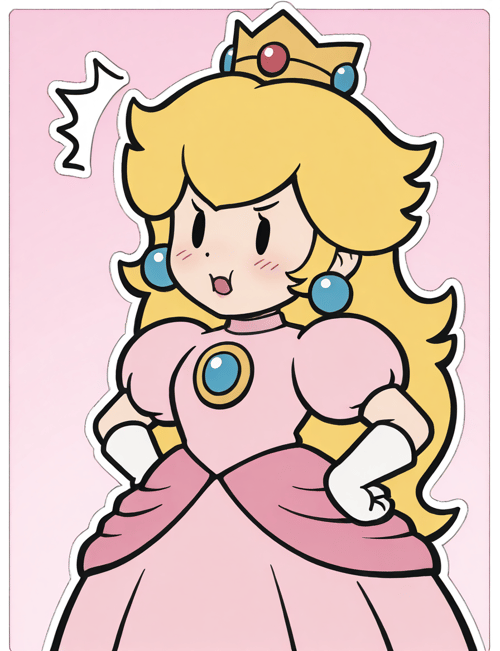Paper Peach by Awawa on Tensor.Art