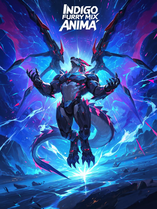 Indigo Furry Mix Anima by Alex on Tensor.Art