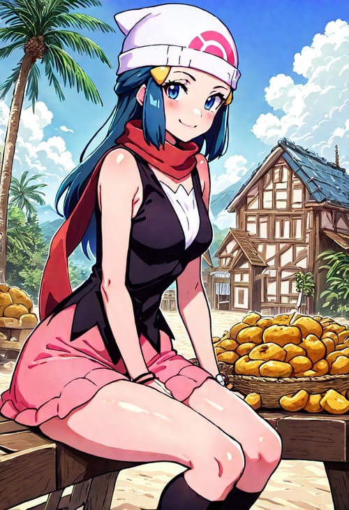 Dawn: Cute Coordinator | ヒカリ (Pokemon) Illustrious by BassVelvet2j378 on Tensor.Art