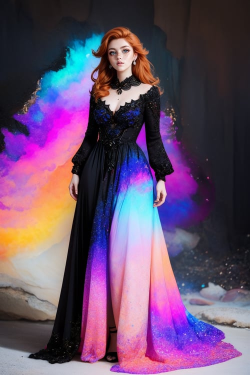 Black Opal Dress by miaomiao on Tensor.Art