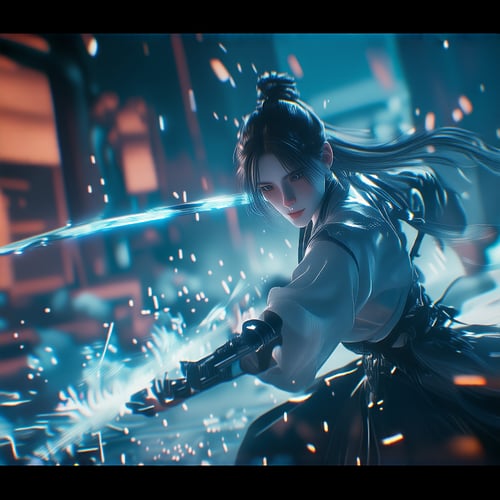 剑舞sd3 by milk on Tensor.Art