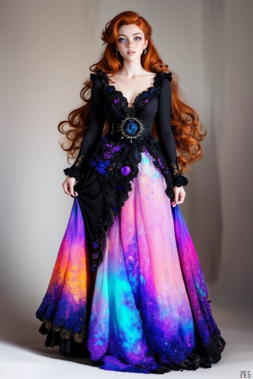 Black Opal Dress by miaomiao on Tensor.Art