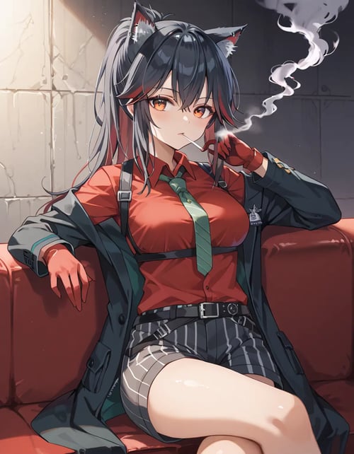 Texas Arknights|アークナイツ|明日方舟 (4+3 outfit) by reprinter on Tensor.Art