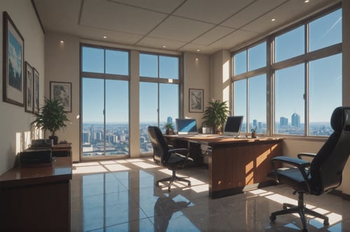 CEO Office - Background - Illustrious by user_874754251056777575 on Tensor.Art