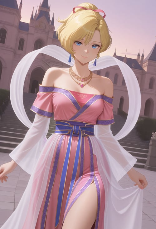 三國志１４・貂蝉コスチューム / Three Kingdoms 14 Chousen (DiaoChan) Costume - DOAXVV Outfit (Illustrious) by Min on Tensor.Art