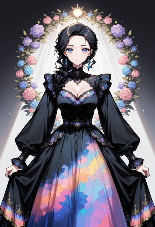 Black Opal Dress by miaomiao on Tensor.Art