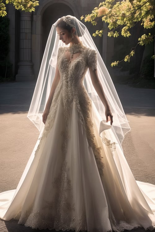 wedding dress set by miaomiao on Tensor.Art