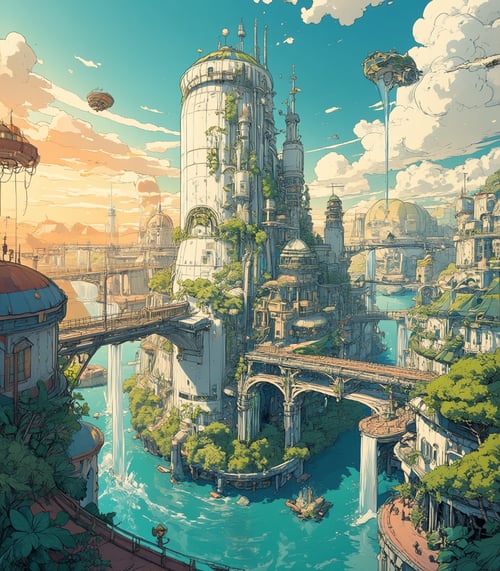 Home of The Ancients - Background / Character Crea by inknoir on Tensor.Art