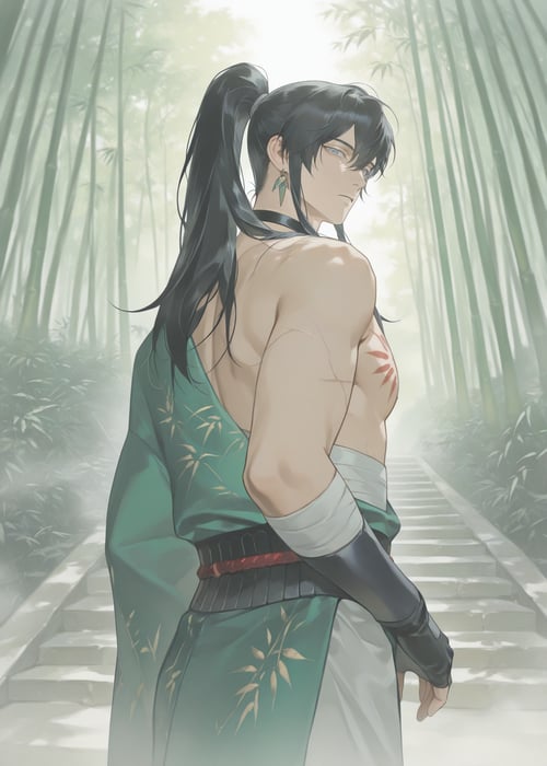 阴阳师/onmyoji- 万年竹/bannendake by COCOS on Tensor.Art