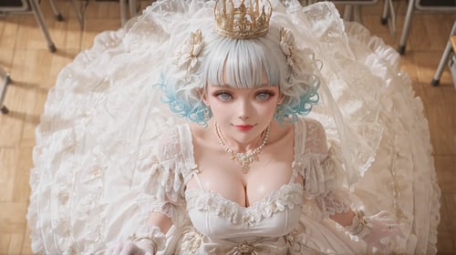 [FIN|IL Dress 76] Lolita Dress Lunargelus Lacuna:B by reprinter on Tensor.Art