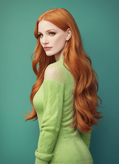 Jessica Chastain by Zharatos  on Tensor.Art