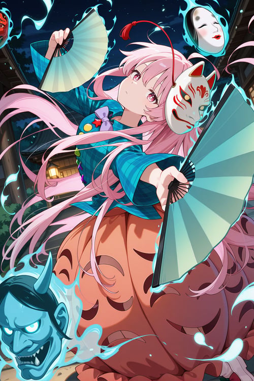 Hata no Kokoro (Touhou Project) - 秦こころ (東方) by RDMPrompt on Tensor.Art