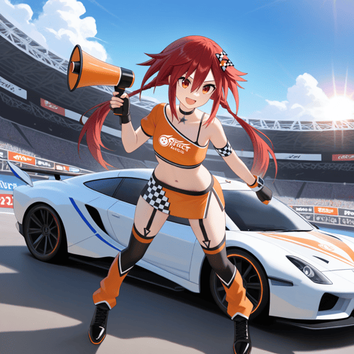 Uzume - Hyperdim. Neptunia (14 Outfits/3 Forms) by Khanykov01 on Tensor.Art