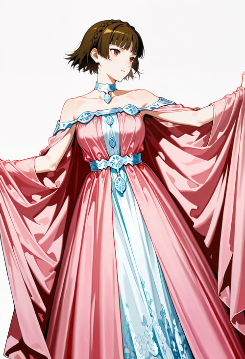 Pink Vogue Princess Dress by miaomiao on Tensor.Art