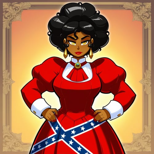 Dixie Flag Print by Black Paladin on Tensor.Art