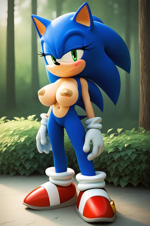 Sonic (Sonic the Hedgehog) - LoRA PonyXL by KillerUwU13_AI on Tensor.Art