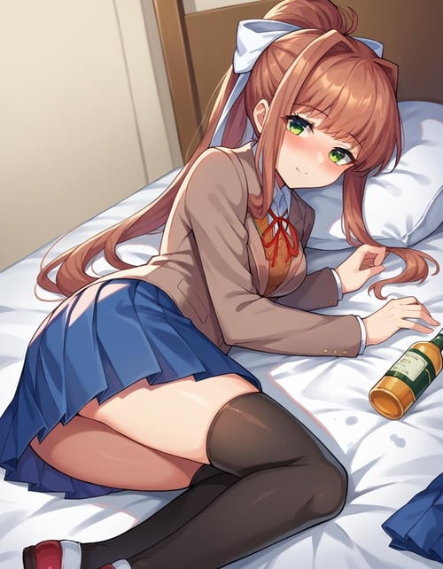 Monika - Doki Doki Literature Club by Sol Eternelle on Tensor.Art