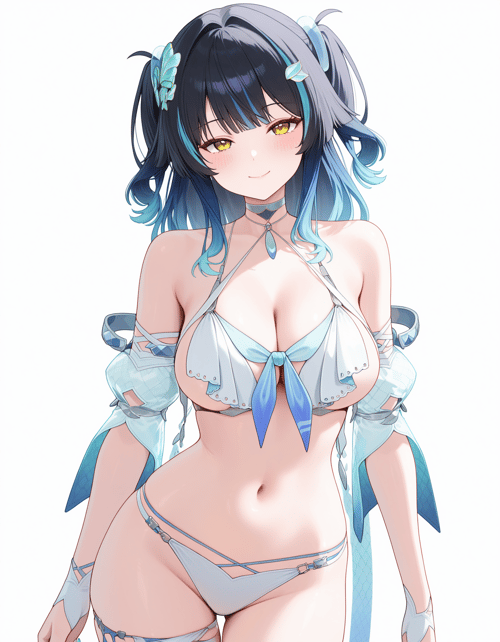 Siris - Freefin (Azure Drift) | 瑟瑞丝-悠游 碧波浮游 [Snowb by user_665728087295557039 on Tensor.Art