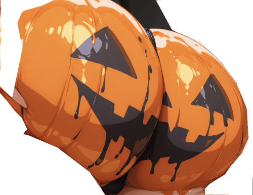 Pumpkin Ass (Body Paint) - Concept (Halloween) -IL by Min on Tensor.Art