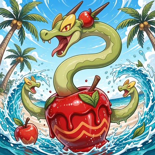 ポケモン カミツオロチ PixAI版LoRA by スライムナイト on Tensor.Art